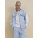 Female jacket, size l, blue color