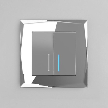 Frame for 1 post WL08-FRAME-01 Color Mirror, Glass material-2