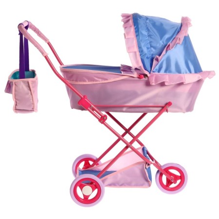 Puppet stroller No. 10, blue/lilac color-1