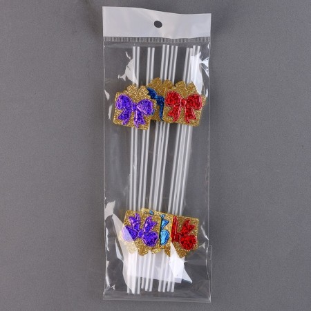 Pipper tubes "Gifts", in the set 6 pcs., Gold-3