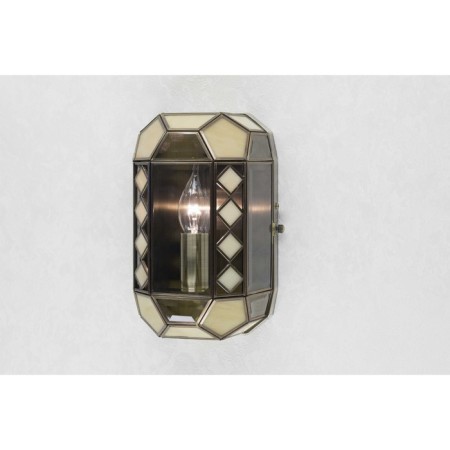 Sconces CL441311 "Fasset" 1x60W E14 Transparent/beige 18x20x35 cm-2
