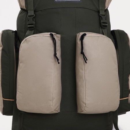 Tourist backpack on the valve, TAIF, 60 l, 2 outer pockets, olive color-6