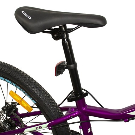 Bicycle 26 "Cord Starlight, Magent color, size 15’ ’-6