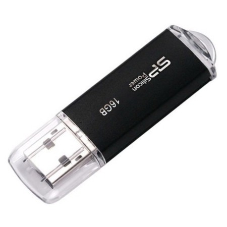 Flash drive Silicon Power 16gb Ultima II-I SERIES SP016GBUF2M01V1K USB2.0 Black