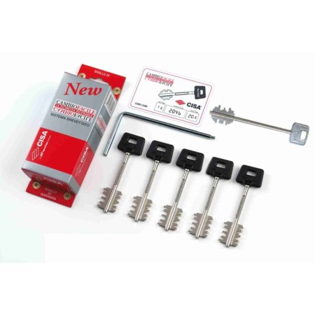 Key kit for coding CISA "New Cambio" 06.520.51.1, 5 keys 00162