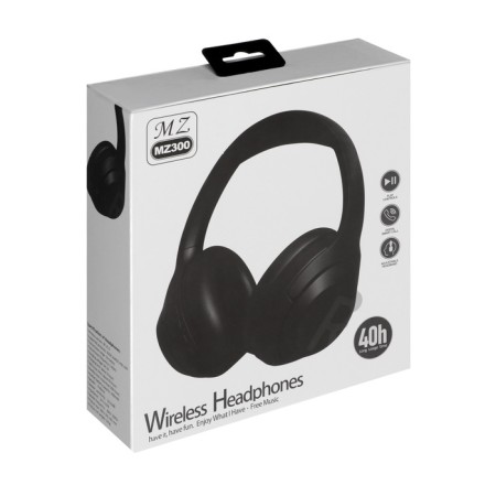 Headphones MZ300, wireless, full -size, microphone, BT 5.3, 400 mAh, black-8