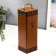 Casket Wood, leatherette to the bottle "Winel" Open 34.5x11.5x12 cm