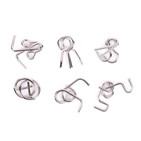 Metal puzzle "Mysteries of Mayan Civilization", a set of 6 pcs.-1