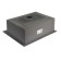 Kitchen sink Aflorn AF96050F, Sredal, S = 3.0 and 0.8 mm, 60x50x20 cm, siphon, graphite