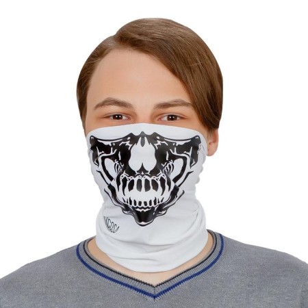 Lucosa Silk White Skull, P-019/2