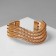 Bracelet Metal "Athena" screw, color gold