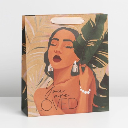Package Gift Crafts Vertical, Packaging, "Bohemia", M 26 x 30 x 9 cm