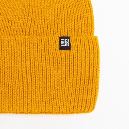 Women's hat, mustard color, size 56-58-2
