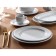 Porcelain plate porous pies Coral, d = 17 cm, white color