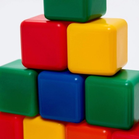 A set of colored cubes, 20 pieces, 4 × 4 cm-9
