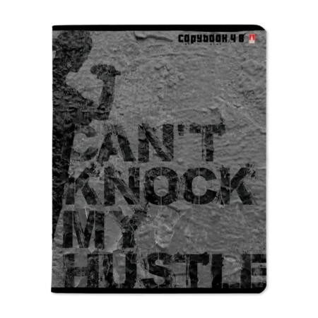 Notebook of 48 sheets in the hip-hop cage, cover coated cardboard, hybrid uf-lak, mix-5
