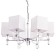 North chandelier, 6x60W E14, color chrome