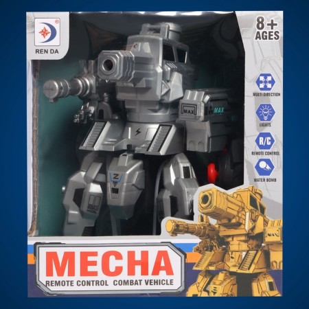 Robot radio -controlled "Ultraataka", shoots helium bullets, color mix-12