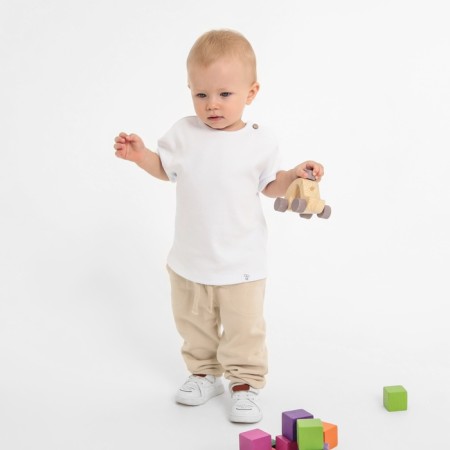 Pants for the baby Minaku: Basic Line Baby, beige color, height 68-74-2