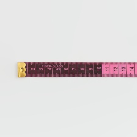 Portnovskaya centimeter tape, in the case, 1.7 × 150 cm (cm/inch), mix color-7