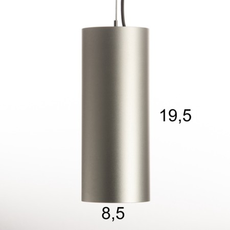 Lucas Lumber LED 10W 4000k matte chrome 8x8x20-120cm-5