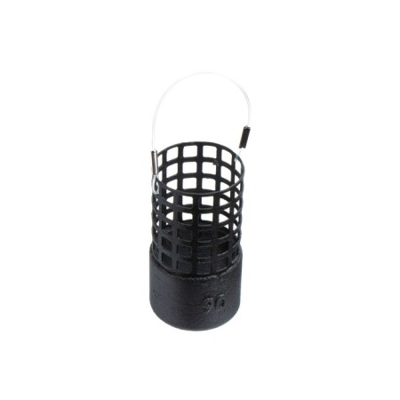 Metal hand-feeder X-Feeder Me Bullet Hawk+ M Perfo, Matt Black, 90 g, 45 ml