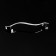 Tundra bracket handle, m/o 192 mm, silver color