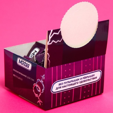Chewing gum "mintex" 1.36 g, taste: mint (in a box of 50 pcs.). (18+)-3