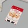 Cardboard "Happy New Year" set 10 pcs (5 types) 4x6 cm