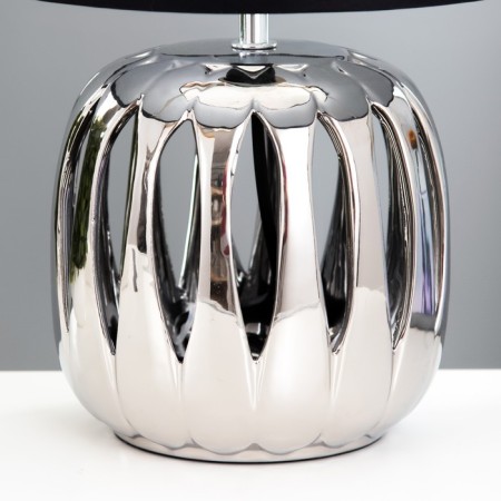 Charlie table lamp E14 40W silver 23x23x38 cm Risalux-4
