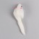 Mouse fur plane 6.5 cm, white
