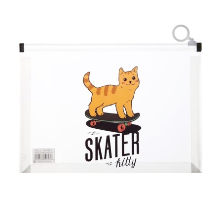 Lightning folder A5 format, 180MKR, with a drawing "Beasts on a skateboard and snowboarding", mix-3