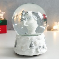 Souvenir Polystone Water Ball Music 