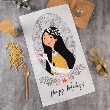 Pashane Ethel Happy Holidys 40x73 cm, 100% cotton, sarzha 190 g/m2