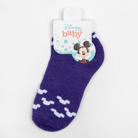 Socks Mickey Mouse, purple, 12-14 cm-2