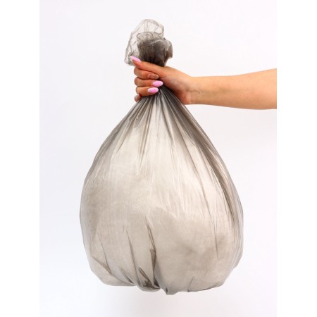 Garbage bags in the roll "Upakland" 60 l, black, PND, thickness 15 μm, 30 pcs-4