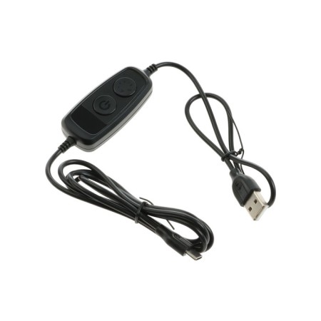 Salon fan, mounting on the headrest, 12V, USB wire 2 m-7