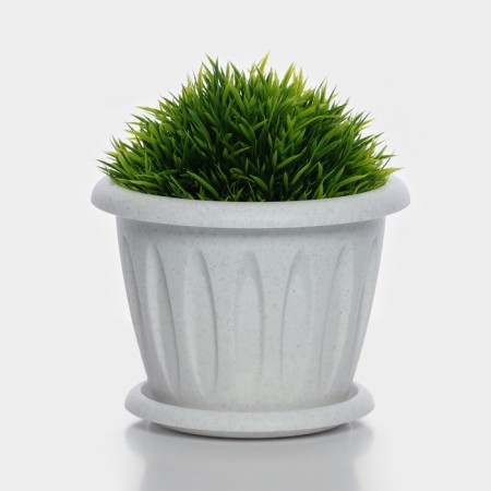 Pot with the pallet "Felicia", 1.8 l, the color is marble-9