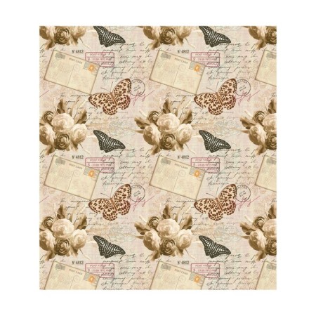 A set of napkins for setting the table “Letter from the past”, rectangular, size 32x46 cm, 4 pcs-2