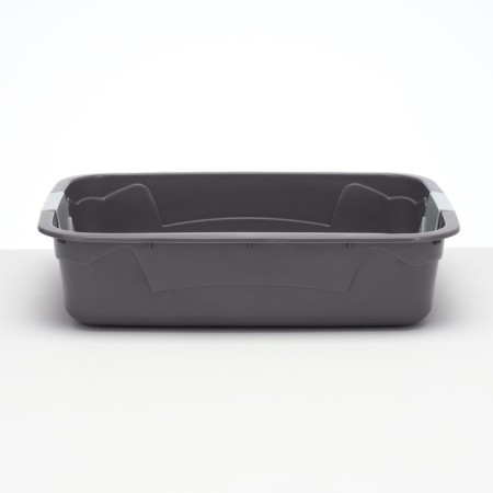 Toilet with a grid, 45x34x15 cm, gray-1