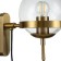 Bra Indigo, 13005/1w Bronze. 1x40W, e27, 270.5x150x221 mm, transparent color
