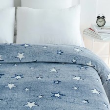 Plaid luminous free house star 100x150cm, Aerosoft 190GM, PE100%