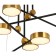 Raparda chandelier, size 150x150x65 cm, LED 8x16W, 4000k