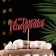 Toppers, red glitter, with a skewer, "Happy Birthday" 13x5.4 cm