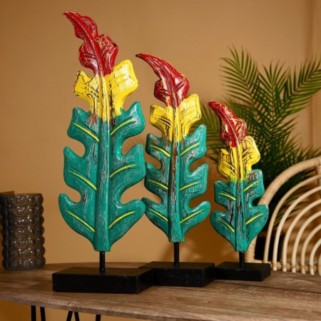 Interior decor "Leaves" Albezia (set 3 pcs) 60.50 and 40 cm-2