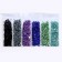 Glass chips for epoxy resin, set of 6 colors, weight 1 color - 5 g