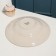 Deep plate "Pearl", d = 27 cm, 400 ml, beige, porcelain