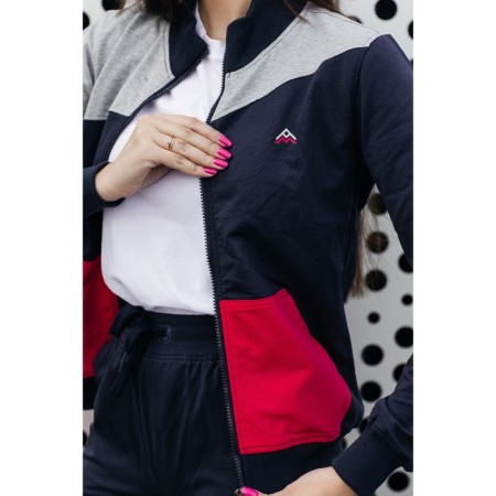 Female Female Suit, Size 48, Blue, Gray Color-14