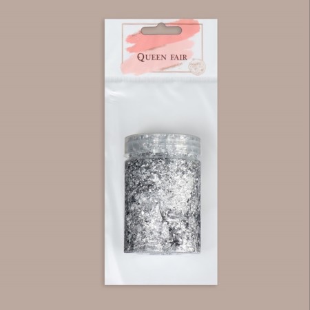 Pital for decor, 3 g, silver color-5