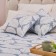Pillowcase decorative Ethel "nettles" Blue 40x40 cm color, 100% cotton